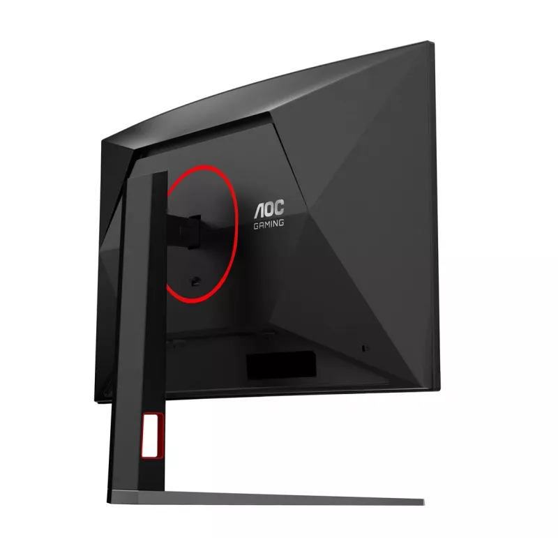 AOC C32G4Z 31.5 inch Curved Gaming Monitor, Full HD, 240Hz, 1ms, VA, FreeSync Premium, Czarny/Czerwony