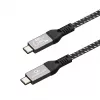 Gembird CCBP-USB4-CMCM240-0.5M Premium USB4 Type-C Charging and Data Cable, 40 Gbps, 240 W, 0,5 m