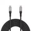 Gembird CCBP-USB4-CMCM240-0.5M Premium USB4 Type-C Charging and Data Cable, 40 Gbps, 240 W, 0,5 m