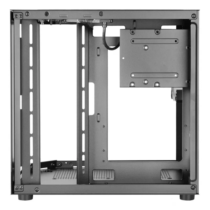 TACENS Mars Gaming MC-3TLITE Mini Tower Czarny Szklany Panel FRGB Obudowa