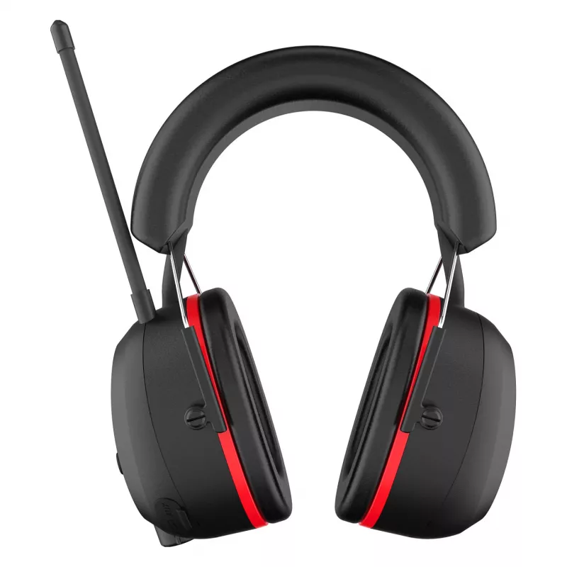 PerfectPro H-40 Ear Protection Construction Headphones with DAB+/FM Radio, Bluetooth 5.2, SNR 30 dB, IPX4, USB-C, Black