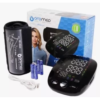 ORO-N12 SMART Ciśnieniomierz naramienny z USB, funkcją głosową i podświetlanym wyświetlaczem LCD
