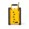 Nedis FM Radio RDFM3100YW - Przenośne radio FM z Bluetooth i AUX, IPX5, żółty