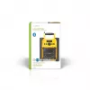 Nedis FM Radio RDFM3100YW - Przenośne radio FM z Bluetooth i AUX, IPX5, żółty