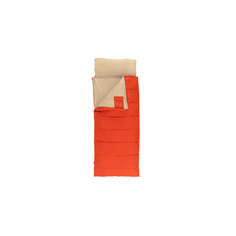 Outwell Contour Lux Red Śpiwór 220 x 85 cm -19 do 15 °C Prawy Zamek