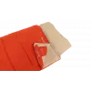 Outwell Contour Lux Red Śpiwór 220 x 85 cm -19 do 15 °C Prawy Zamek