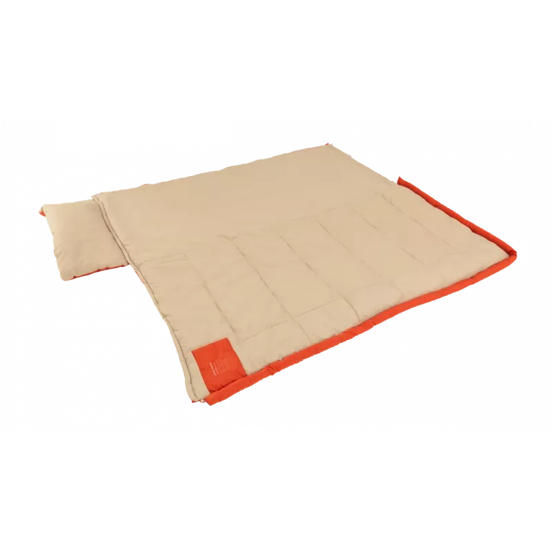 Outwell Contour Lux Red Śpiwór 220 x 85 cm -19 do 15 °C Prawy Zamek