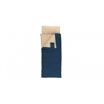 Outwell Contour Lux Deep Blue Śpiwór 220x85 cm -19 do 15 °C Prawy Zamek