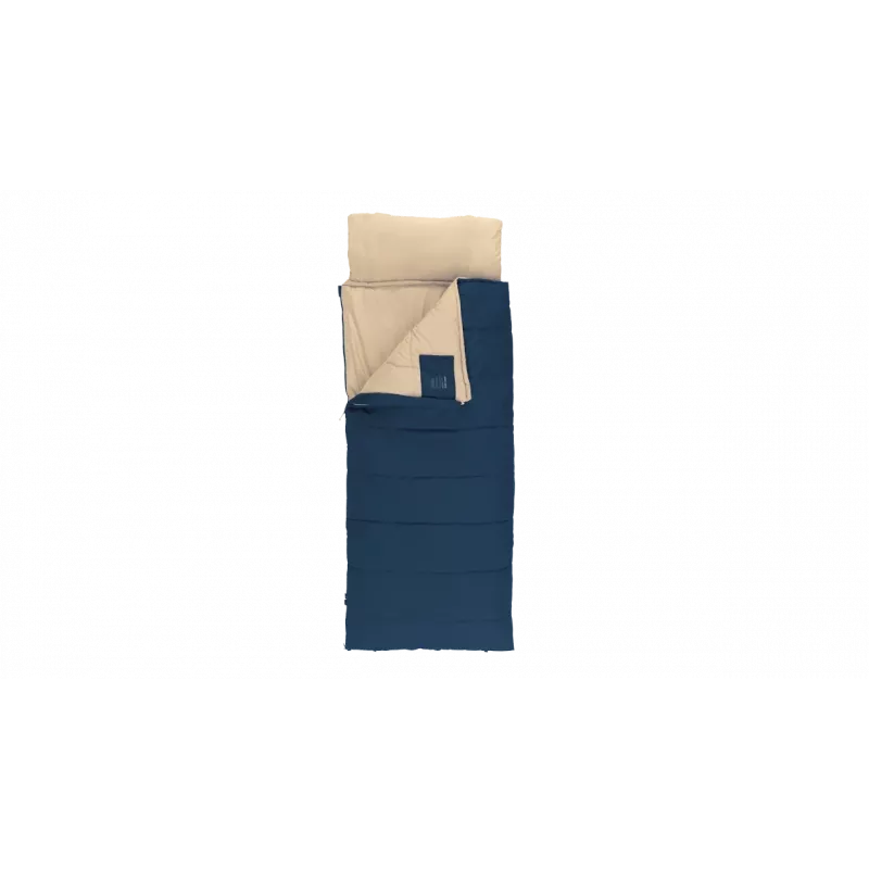 Outwell Contour Lux Deep Blue Śpiwór 220x85 cm -19 do 15 °C Prawy Zamek