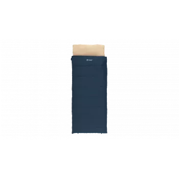 Outwell Contour Lux Deep Blue Śpiwór 220x85 cm -19 do 15 °C Prawy Zamek