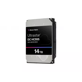 WD Ultrastar DC HC555 14 TB 3.5 inch Wewnętrzny dysk twardy - SAS 12Gb/s - 7200 RPM - 512 MB Cache - Samoszyfrujący dysk (SED)