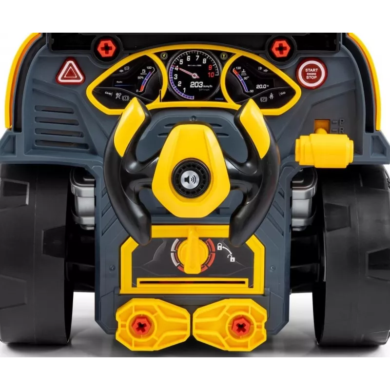 MILLY MALLY Zestaw Warsztatu Mechanika z Rozłożonym Silnikiem N-Gine Żółty