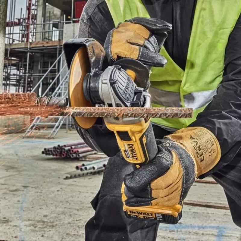 DEWALT DCK329P2T-QW 18V XR Akumulatorowy Zestaw Kombinowany: Wiertarko-wkrętarka udarowa 2-biegowa i Szlifierka kątowa z 2x bateriami 5.0Ah, ładowarką i walizką T-STAK II