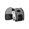 ZOLUX Nomad Plecak transportowy dla psów i kotów, 32x25x42 cm, szary/czarny