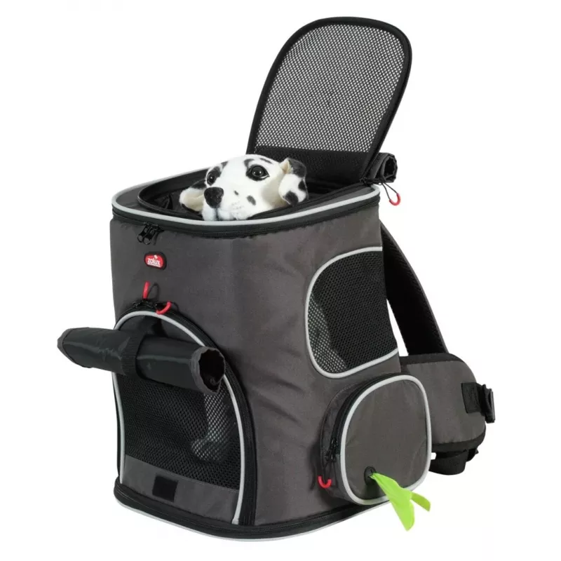 ZOLUX Nomad Plecak transportowy dla psów i kotów z kieszenią na laptopa - 33x29x40 cm, antracytowy szary