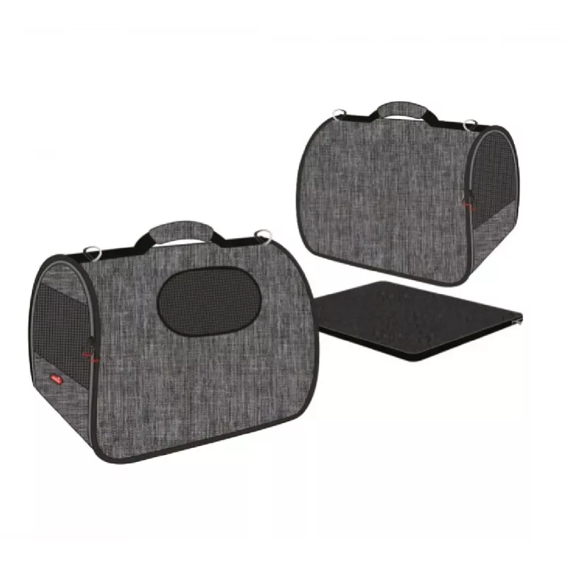 Torba transportowa dla zwierząt ZOLUX NOMAD L, szary, 50,5x25x33 cm