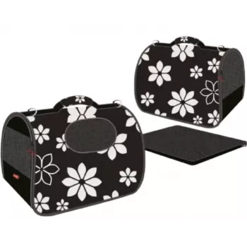 Torba transportowa dla psów i kotów ZOLUX NOMAD FLOWER L, 50,5x25x33 cm, duża, wzór kwiatowy