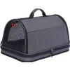 ZOLUX NOMAD M Wzmocniona Torba Transportowa dla Psów i Kotów, Czarny, 44,5x28x25 cm