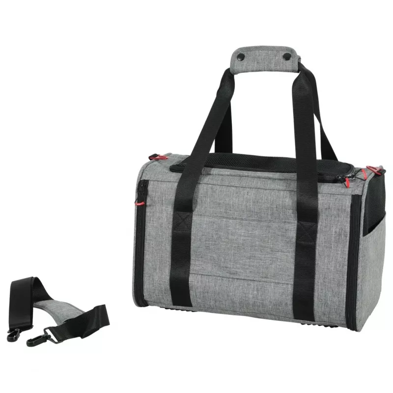 Torba transportowa dla zwierząt ZOLUX NOMAD M rozszerzana 44x28x28 cm szary