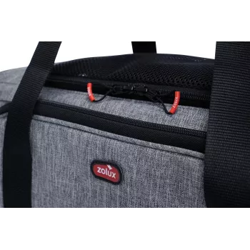 Torba transportowa dla zwierząt ZOLUX NOMAD M rozszerzana 44x28x28 cm szary