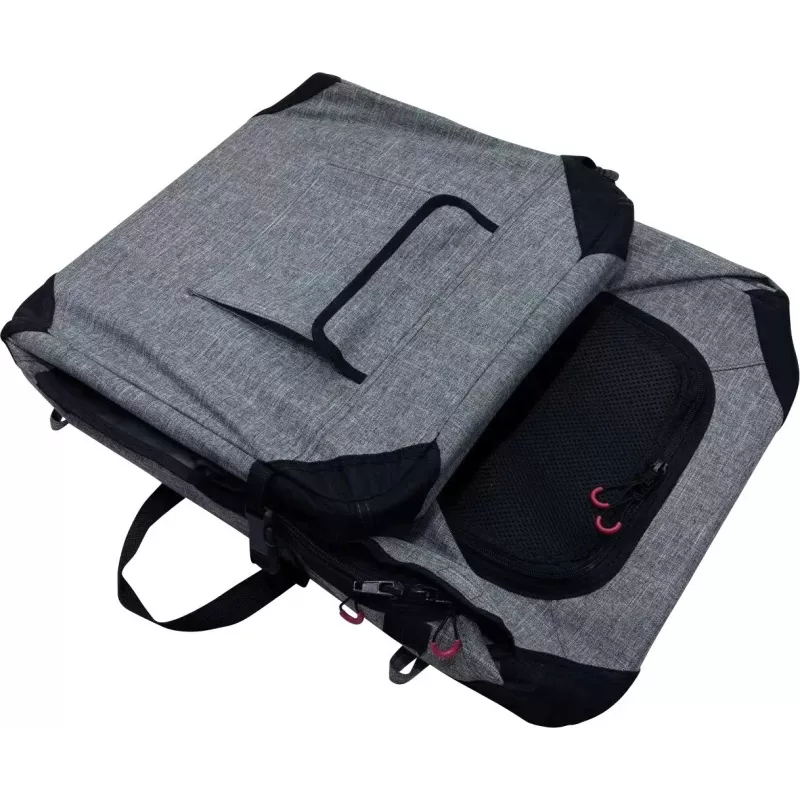 ZOLUX NOMAD M Składany materiałowy transporter dla zwierząt 70x52x52 cm Szary/Czarny