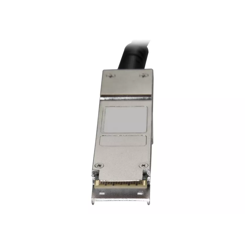 StarTech.com 0.5m QSFP+ Direct Attach Cable - MSA Compliant - 40G QSFP+ Passive Twinax Cable - QSFP to QSFP - Black