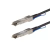 StarTech.com 0.5m QSFP+ Direct Attach Cable - MSA Compliant - 40G QSFP+ Passive Twinax Cable - QSFP to QSFP - Black