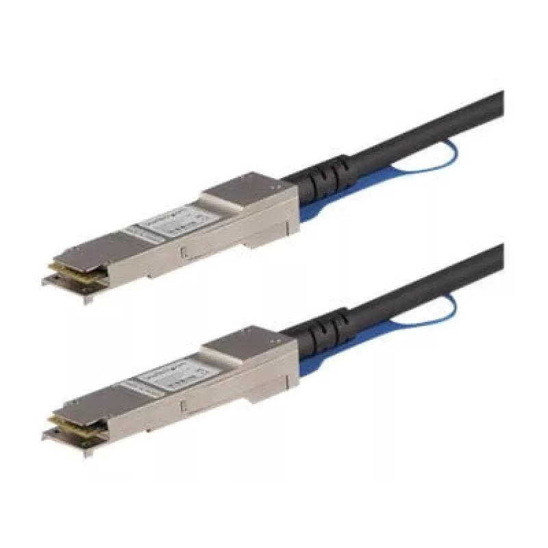 StarTech.com 0.5m QSFP+ Direct Attach Cable - MSA Compliant - 40G QSFP+ Passive Twinax Cable - QSFP to QSFP - Black