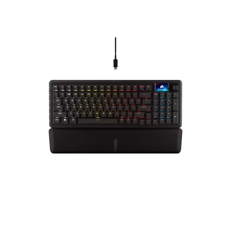 Klawiatura gamingowa CORSAIR VANGUARD PRO 96 Hall Effect, czarna