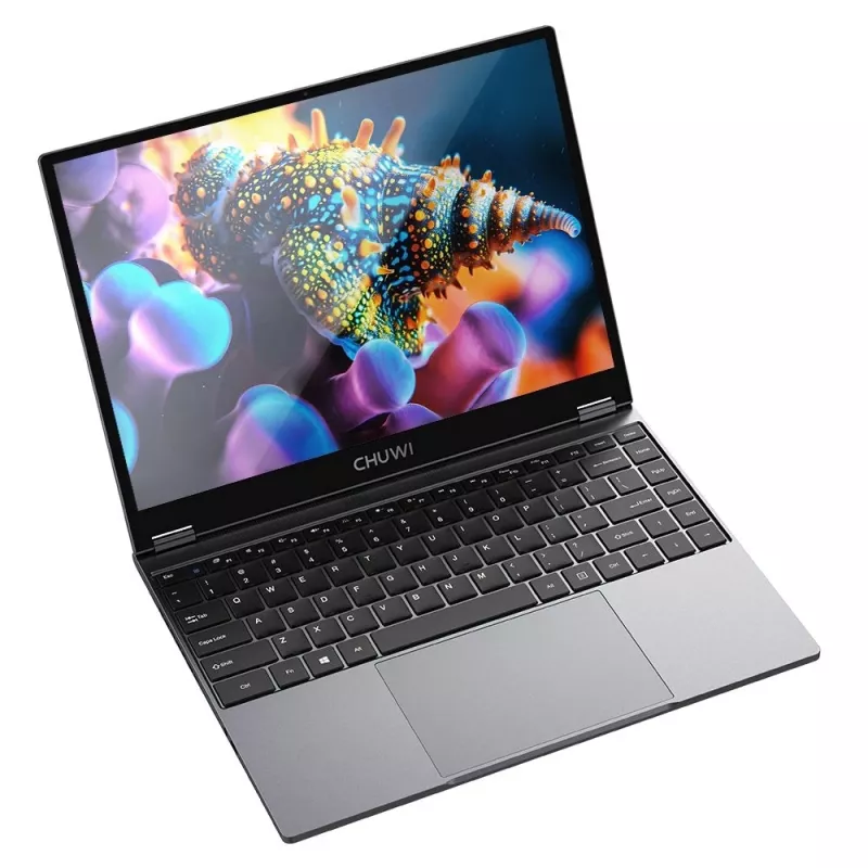 Chuwi FreeBook 2025 N150 13,5 inch 2-w-1 Laptop Dotykowy, Intel N150, 16GB RAM, 512GB SSD, Żelazny Szary