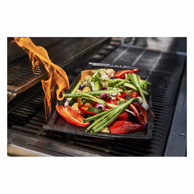 Staub Prostokątna brytfanna żeliwna z pokrywką, czarna, kompatybilna z indukcją, 38 cm