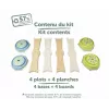 Smoby Life Balance Beam Set dla dzieci - 10-elementowy modułowy tor równoważny z kamieniami do stawiania kroków, do użytku wewnątrz i na zewnątrz, wiek 2+