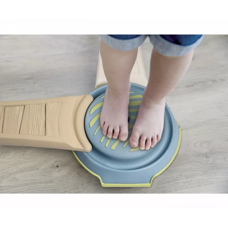 Smoby Life Balance Beam Set dla dzieci - 10-elementowy modułowy tor równoważny z kamieniami do stawiania kroków, do użytku wewnątrz i na zewnątrz, wiek 2+