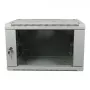 ALLNET 19 inch Szafa ścienna 9U Głębokość 600mm Jasnoszary Flat Pack Seria SMA