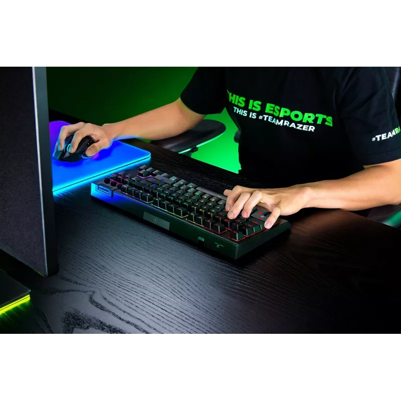 Klawiatura Razer BlackWidow V4 Tenkeyless HyperSpeed z przełącznikami Orange - układ US
