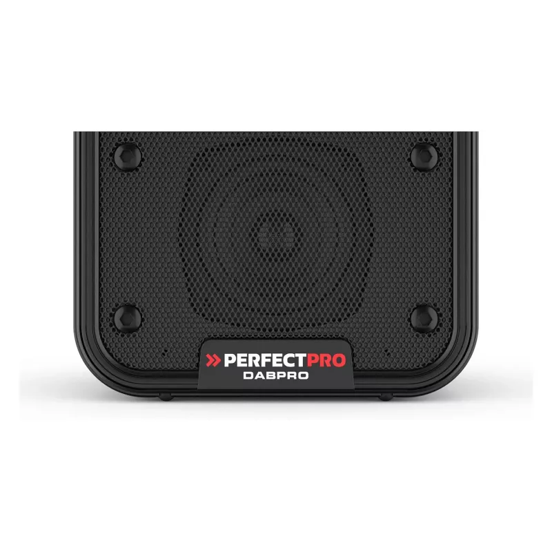 PerfectPro DABPRO Radio budowlane DAB+ FM Bluetooth IP65 Czarny