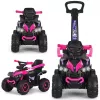 Rower dziecięcy MILLY MALLY z rączką Wild Pink 12 cali