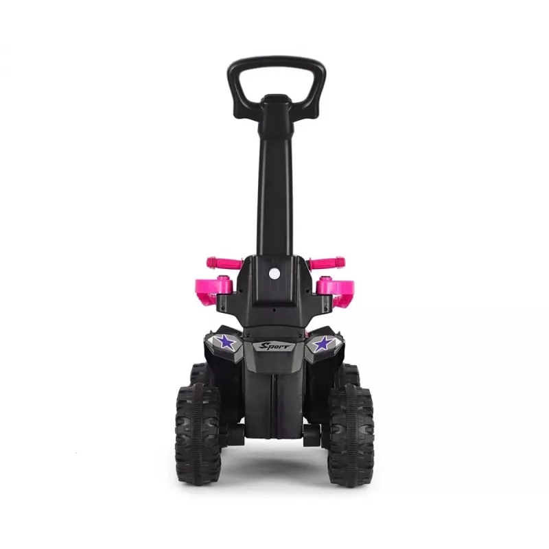 Rower dziecięcy MILLY MALLY z rączką Wild Pink 12 cali