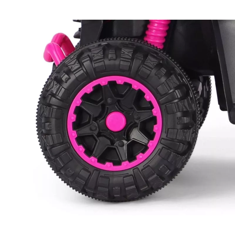 Rower dziecięcy MILLY MALLY z rączką Wild Pink 12 cali