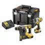 DEWALT 18V XR Bezszczotkowy Zestaw Kombinowany DCK229P2T (Wiertarko-wkrętarka DCD996, Młotowiertarka SDS-Plus DCH273) 2x5.0Ah TSTAK