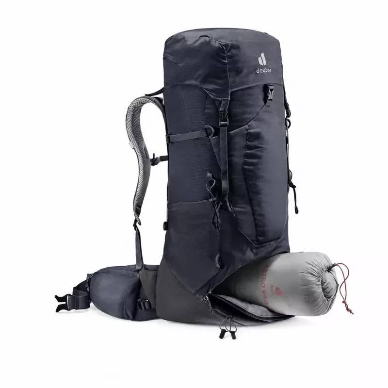 Plecak Deuter Aircontact Lite 40+10 Czarny/Grafitowy
