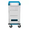GoodConnections GEMMA T32C Tablet Charging Cart USB-C 18W per Port PD3.0 QC3.0 Biały/Niebieski