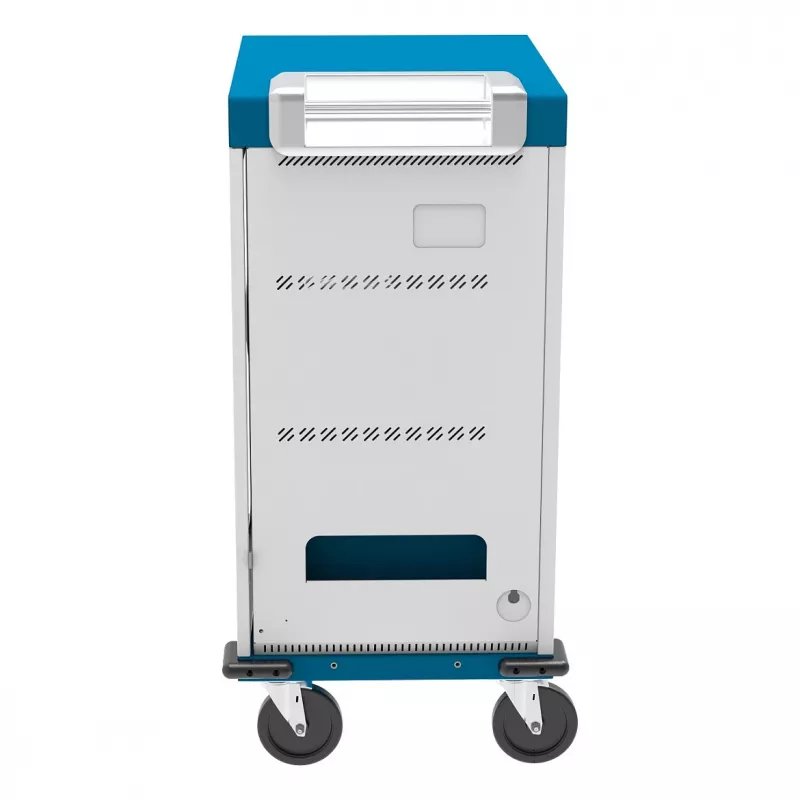 GoodConnections GEMMA T32C Tablet Charging Cart USB-C 18W per Port PD3.0 QC3.0 Biały/Niebieski