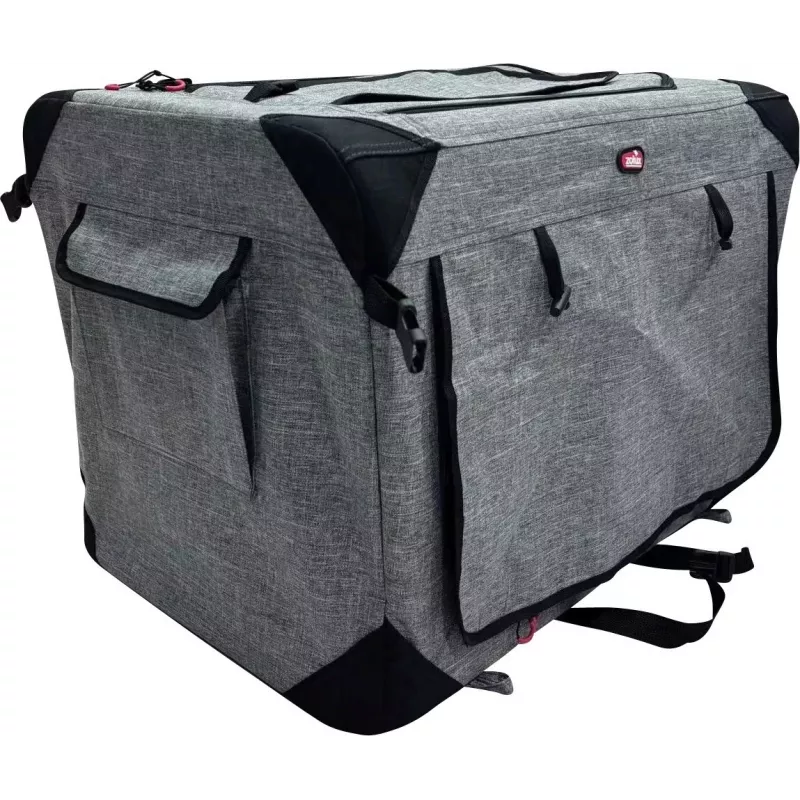 ZOLUX NOMAD S Składany materiałowy transporter dla zwierząt 42x60x42 cm Szary