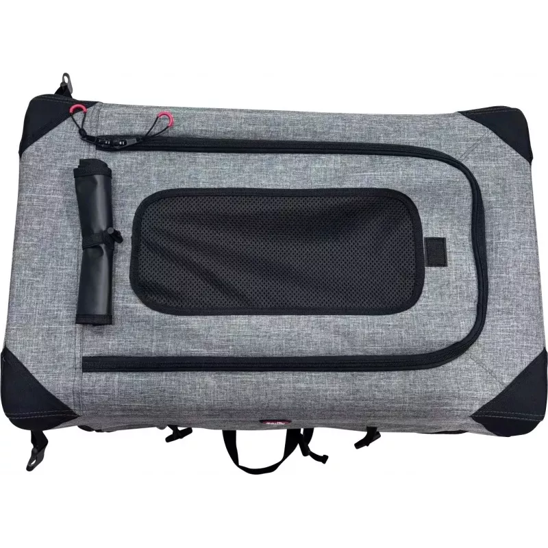 ZOLUX NOMAD S Składany materiałowy transporter dla zwierząt 42x60x42 cm Szary