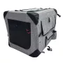 ZOLUX NOMAD S Składany materiałowy transporter dla zwierząt 42x60x42 cm Szary