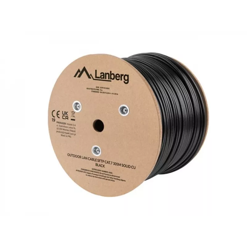 LANBERG LCS7-21CU-0305-BK Cat.7 SFTP Outdoor Network Cable 305m Black
