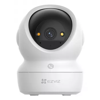 EZVIZ H6c G1 4K Obrotowa Kamera IP do Wewnątrz, 4K UHD, 3840x2160, Wi-Fi, Ethernet, Noktowizja, Dwukierunkowe Audio, Detekcja AI, Montaż Sufit/Ściana/Biurko
