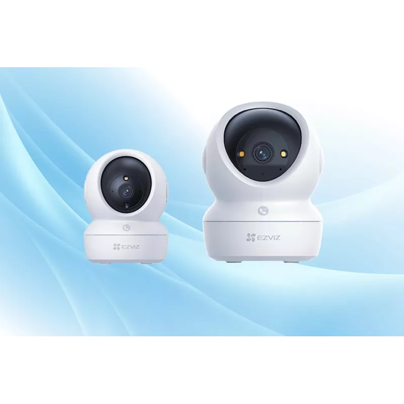 EZVIZ H6c G1 4K Obrotowa Kamera IP do Wewnątrz, 4K UHD, 3840x2160, Wi-Fi, Ethernet, Noktowizja, Dwukierunkowe Audio, Detekcja AI, Montaż Sufit/Ściana/Biurko