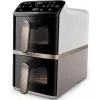 Philips 4000 Series NA462/80 Frytkownica beztłuszczowa z podwójnym koszem 10L 2750W Rapid Air Czarny/Złoty/Szary